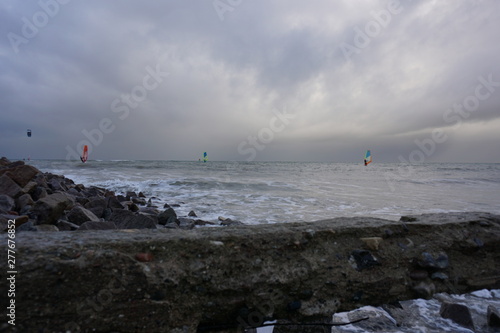 surfer at sea
