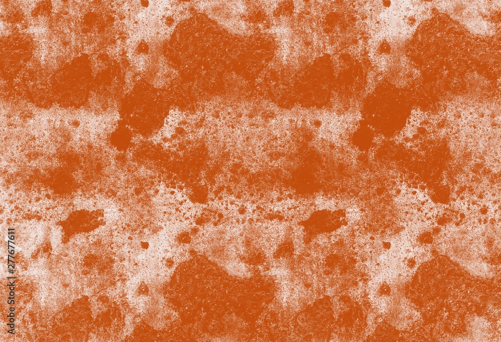 Antique orange pattern on white background Antique orange pattern on white background