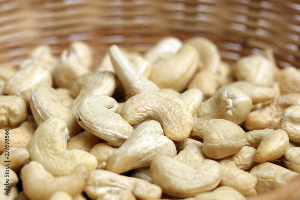 Fototapeta premium Cashews nut background
