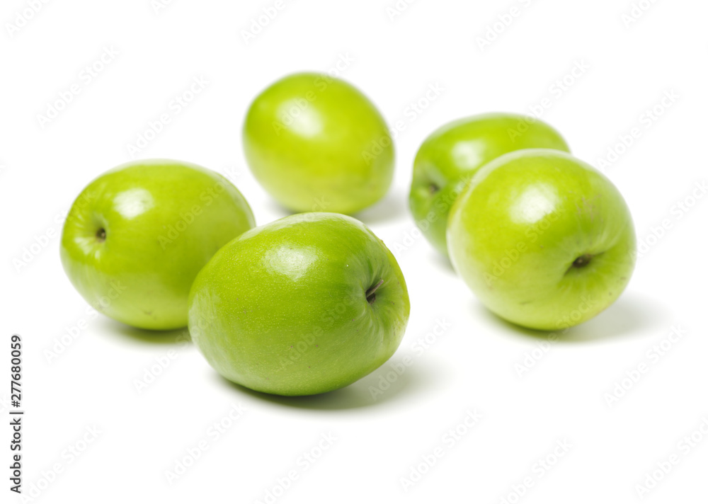 Fresh juicy jujube isolated on white background Fresh juicy jujube isolated on white background