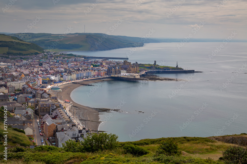 A view of Aberystwyth from Constitution Hill