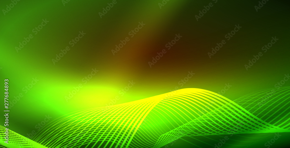 Neon wave background Neon wave background