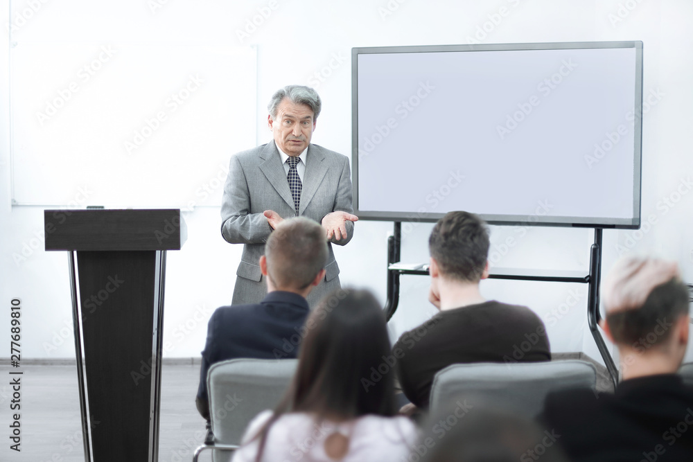 businessman discussing with business team financial schedule businessman discussing with business team financial schedule