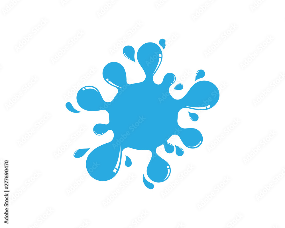 Illustration of Water Splash Vector