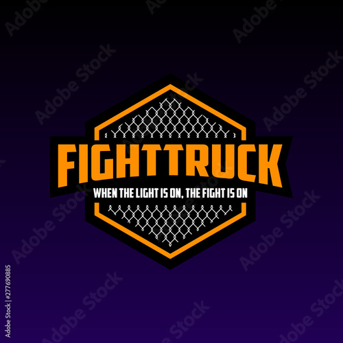 fight truck emblem logo