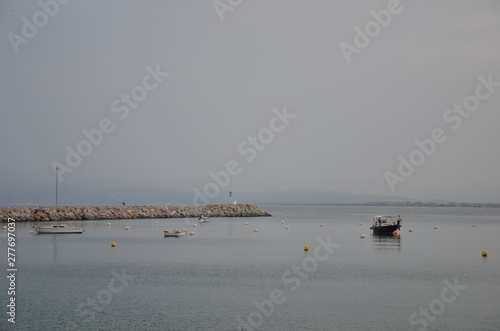 fishing boat in the sea