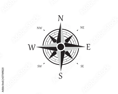 Compass Logo Template vector icon illustration design