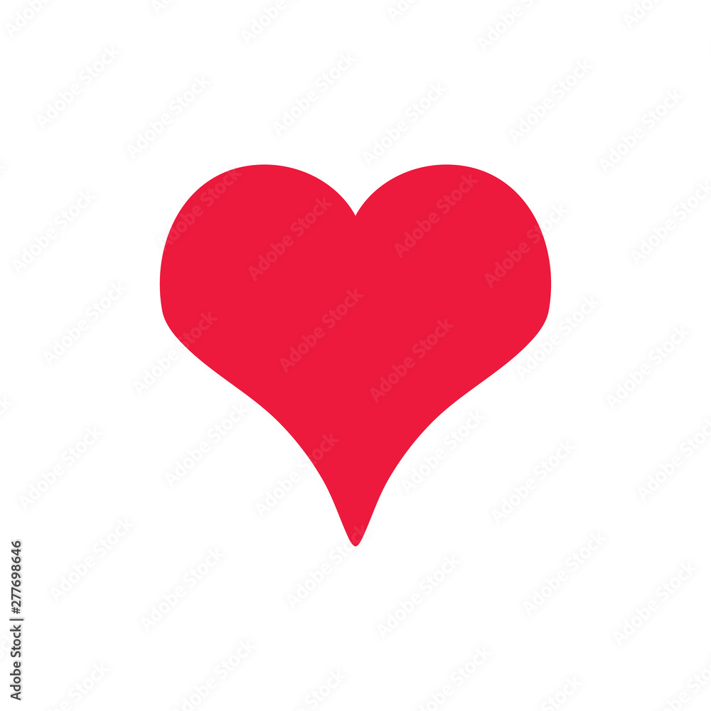 heart icons, love symbols vector