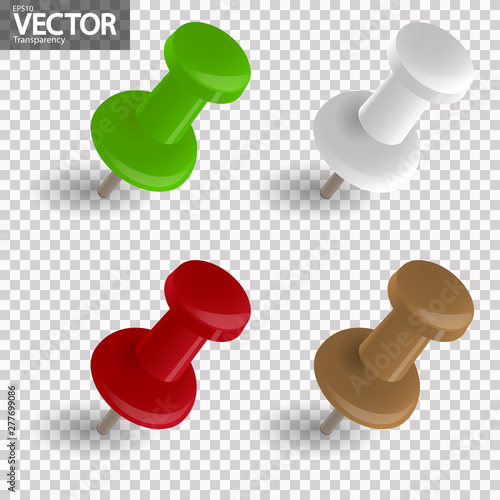 pin needles colored