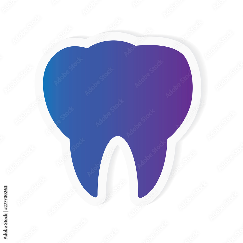 tooth icon- vector illustration tooth icon- vector illustration