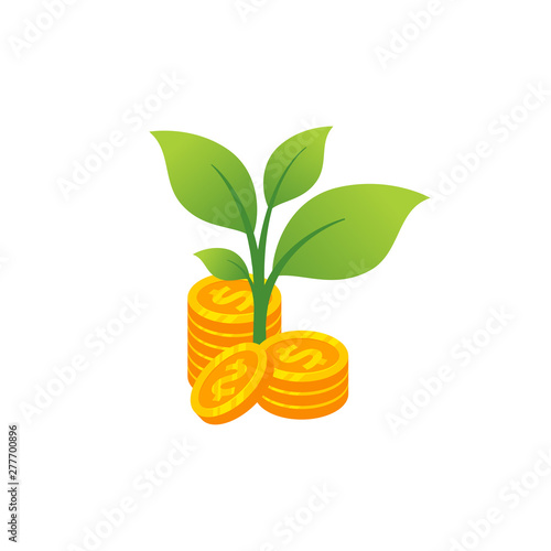investment money vector icon illustration. stock market vector design ssymbol illustration