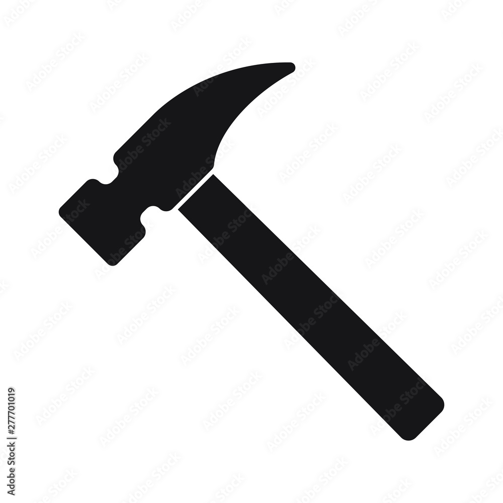 Hammer icon, hammer symbol, vector. Hammer icon, hammer symbol, vector.