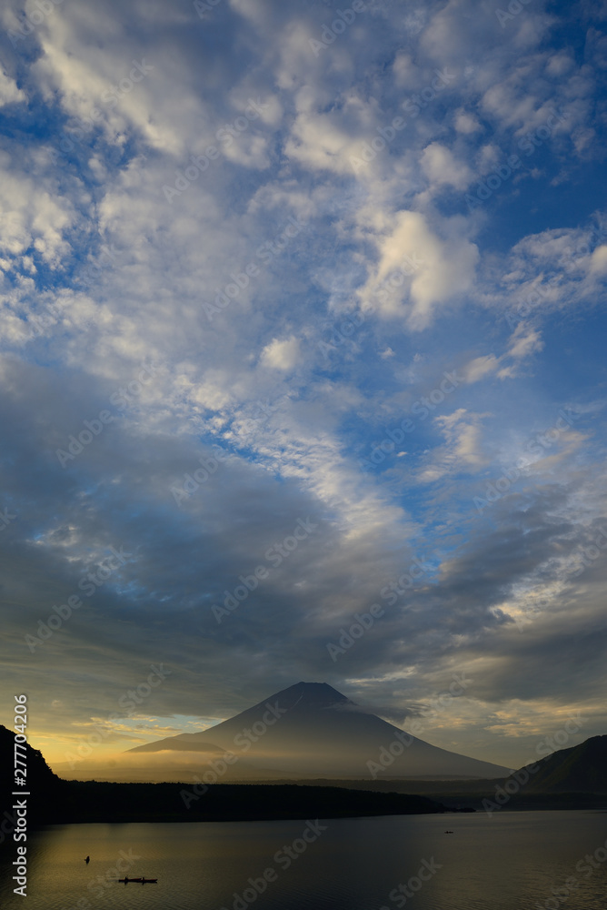 Morning sun of Mt. Fuji