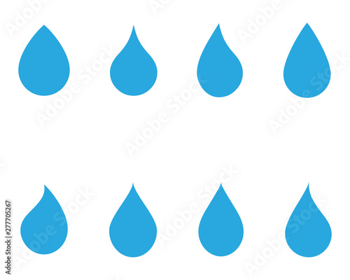 water drop Logo Template vector illustration