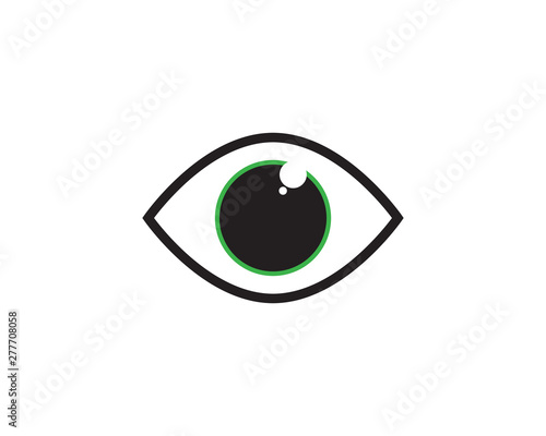 eye care logo vector illustration