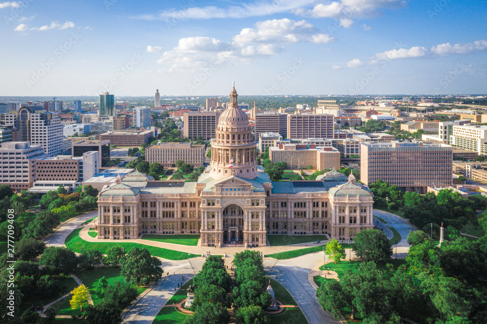 Aerial of Austin Texas
