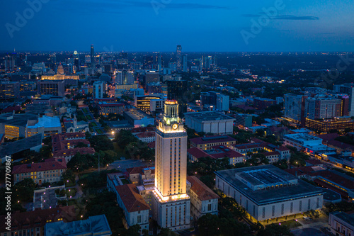Aerial of Austin Texas photo