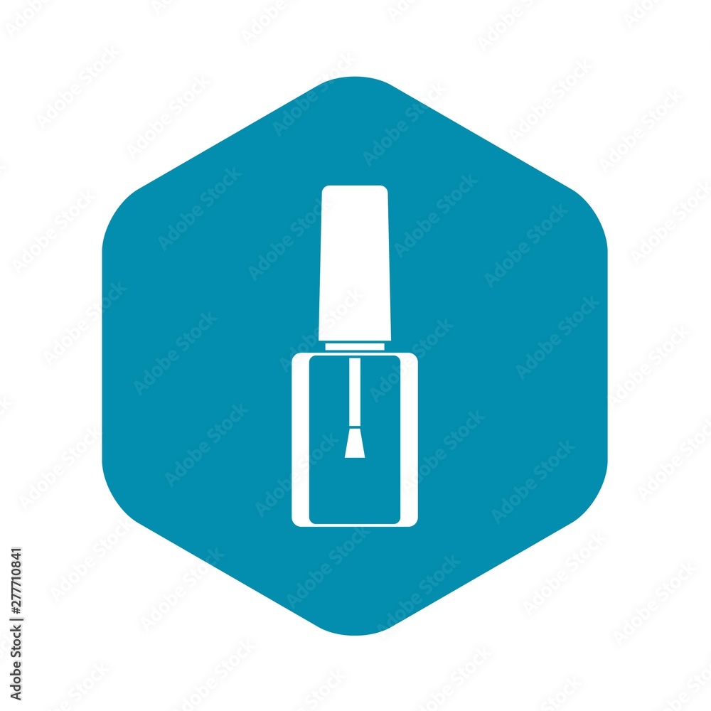 Nail polish bottle icon. Simple illustration of nail polish bottle vector icon for web Nail polish bottle icon. Simple illustration of nail polish bottle vector icon for web