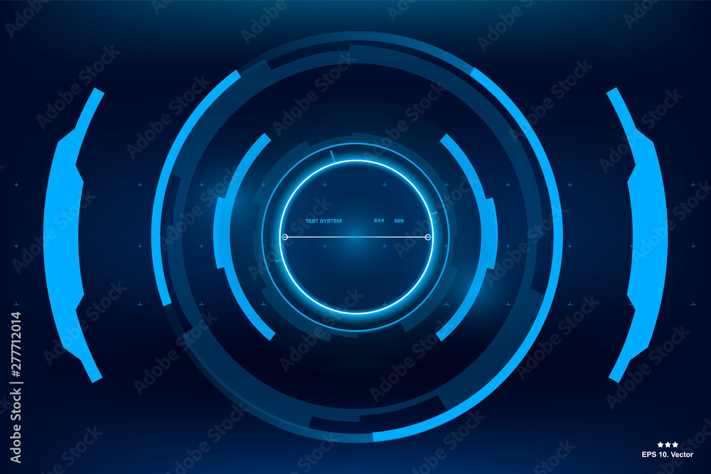 Sci-fi futuristic hud dashboard display virtual reality technology screen Sci-fi futuristic hud dashboard display virtual reality technology screen