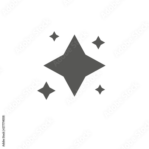 Stars. Star design tattoos. Logo vector , grey favorite web symbol. Icon vector . Simple flat symbol . Perfect pictogram illustration on white background