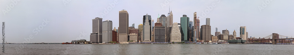 NYC buildings architecture panorama