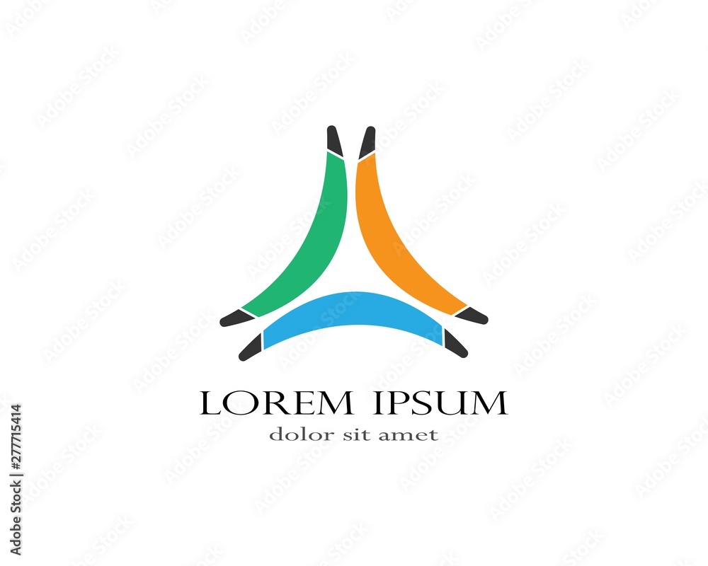 Boomerang Logo vector template Boomerang Logo vector template