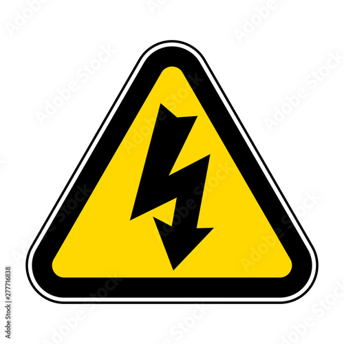Free Download Danger High Voltage Symbol Isolate On White Background,Vector Illustration EPS.10 - GFXLoad