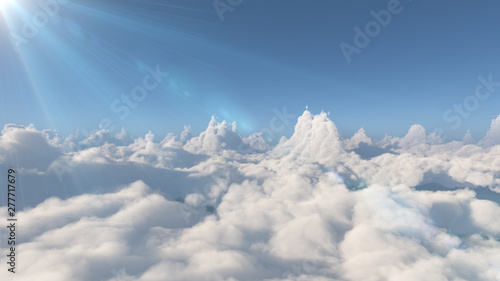 fly above big clouds landscape © aleksandar nakovski