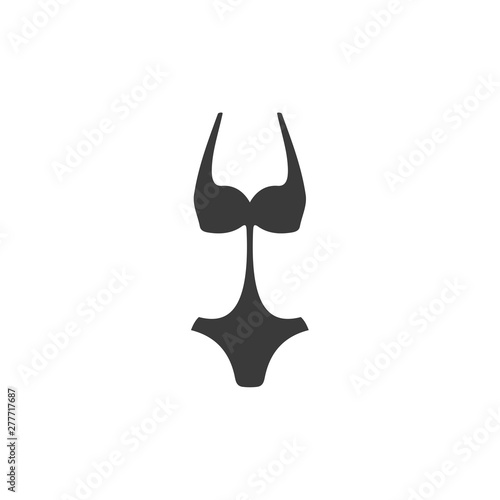 Swimsuit icon template color editable. Swimsuit symbol vector sign isolated on white background. Simple logo vector illustration for graphic and web design.