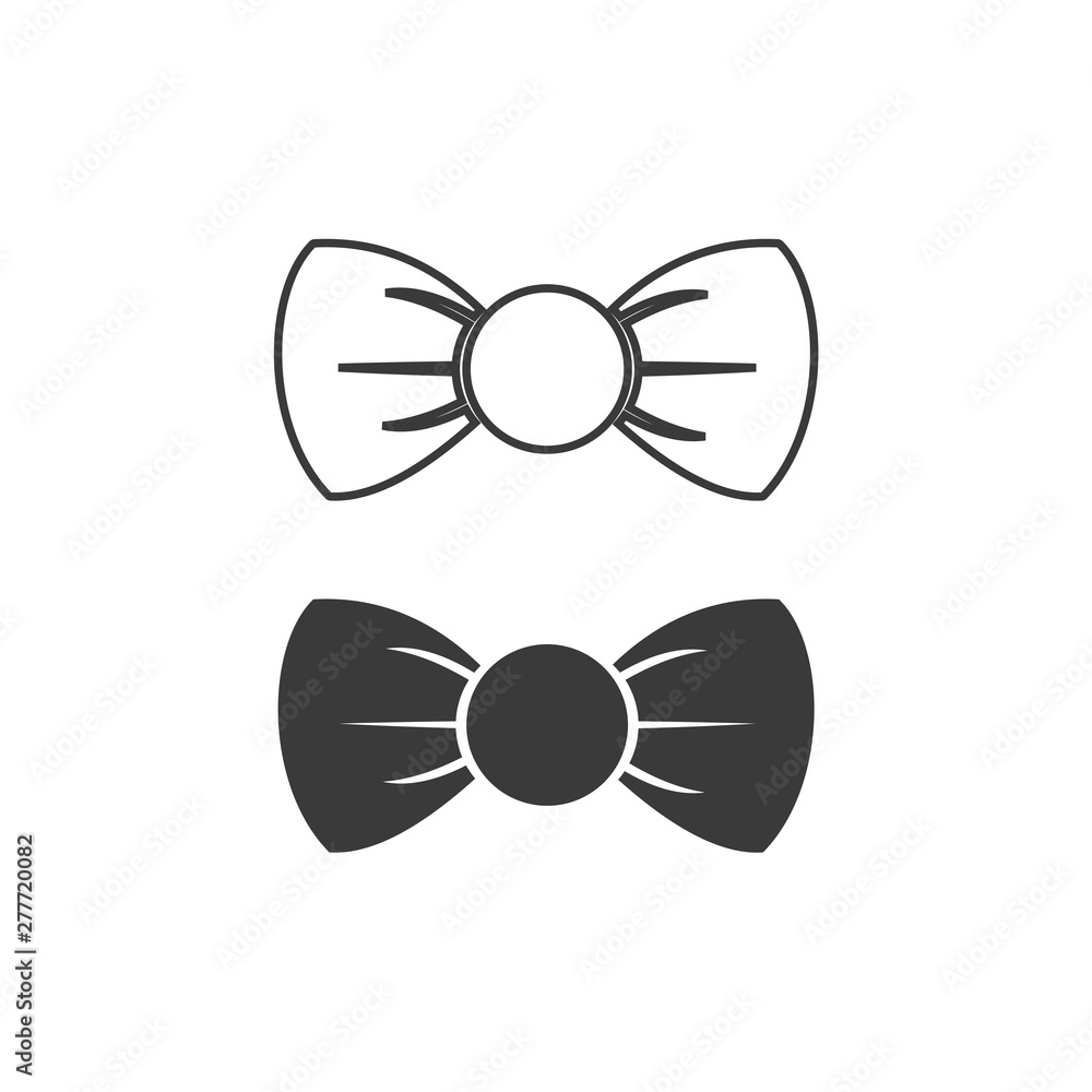 Bow tie icon template color editable. Bow tie symbol vector sign isolated on white background. Simple logo vector illustration for graphic and web design. Bow tie icon template color editable. Bow tie symbol vector sign isolated on white background. Simple logo vector illustration for graphic and web design.