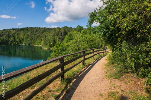Turquoise lake in Wolinski National Park, Wapnica, Poland © Artur Bociarski