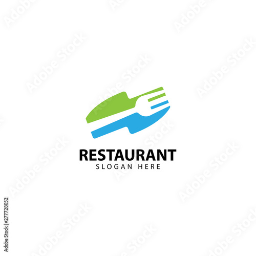 Restaurant Logo Design with forks and knives