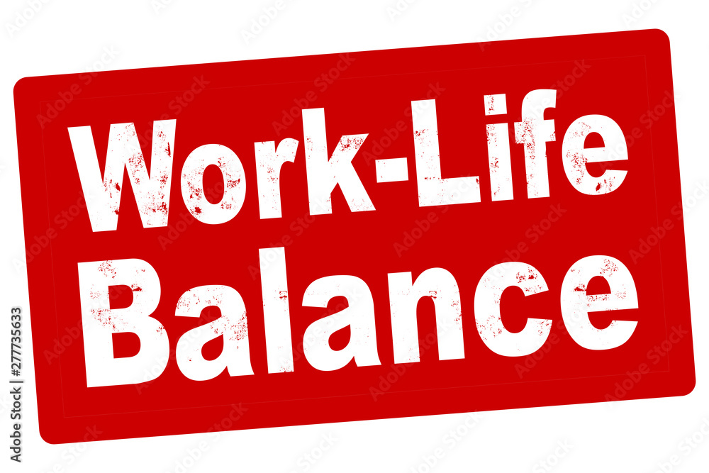nlsb726 NewLongStampBanner nlsb - text - Work-Life-Balance: Stempel ...