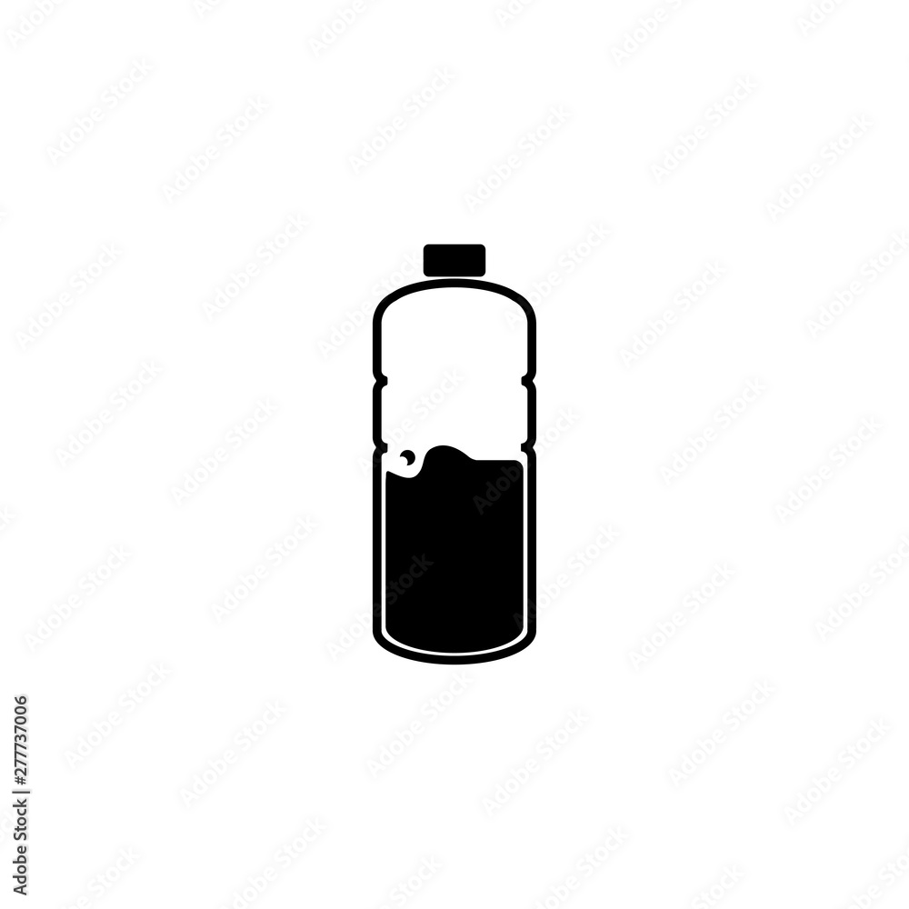Bottle Of Water Icon Template Vector Design Illustration - Vector Bottle Of Water Icon Template Vector Design Illustration - Vector