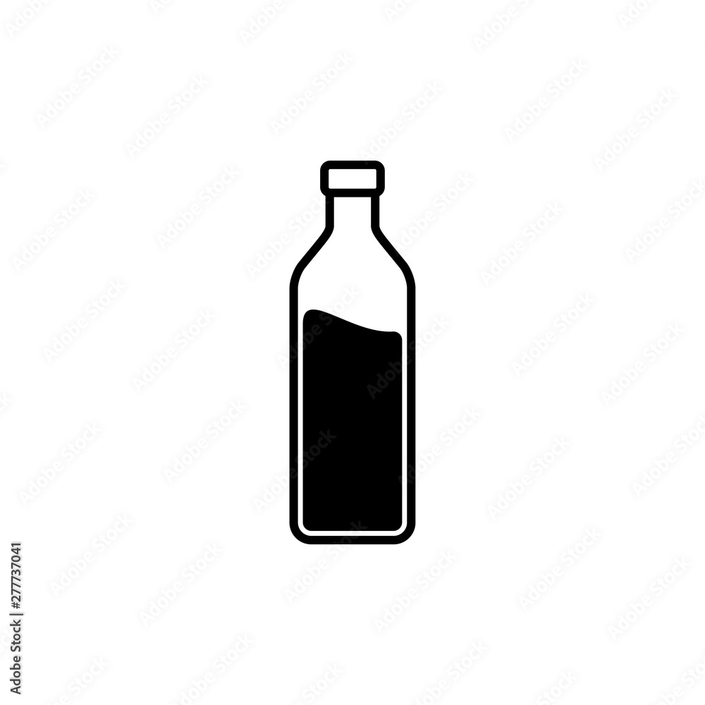Bottle Of Water Icon Template Vector Design Illustration - Vector Bottle Of Water Icon Template Vector Design Illustration - Vector