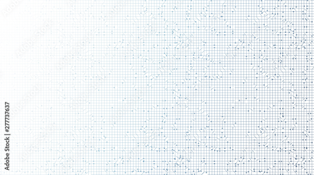 Obraz premium Blurred Circuit Microchip Technology on Black and White Background,Hi-tech Digital and Communication Concept design,Free Space For text in put,Vector illustration.
