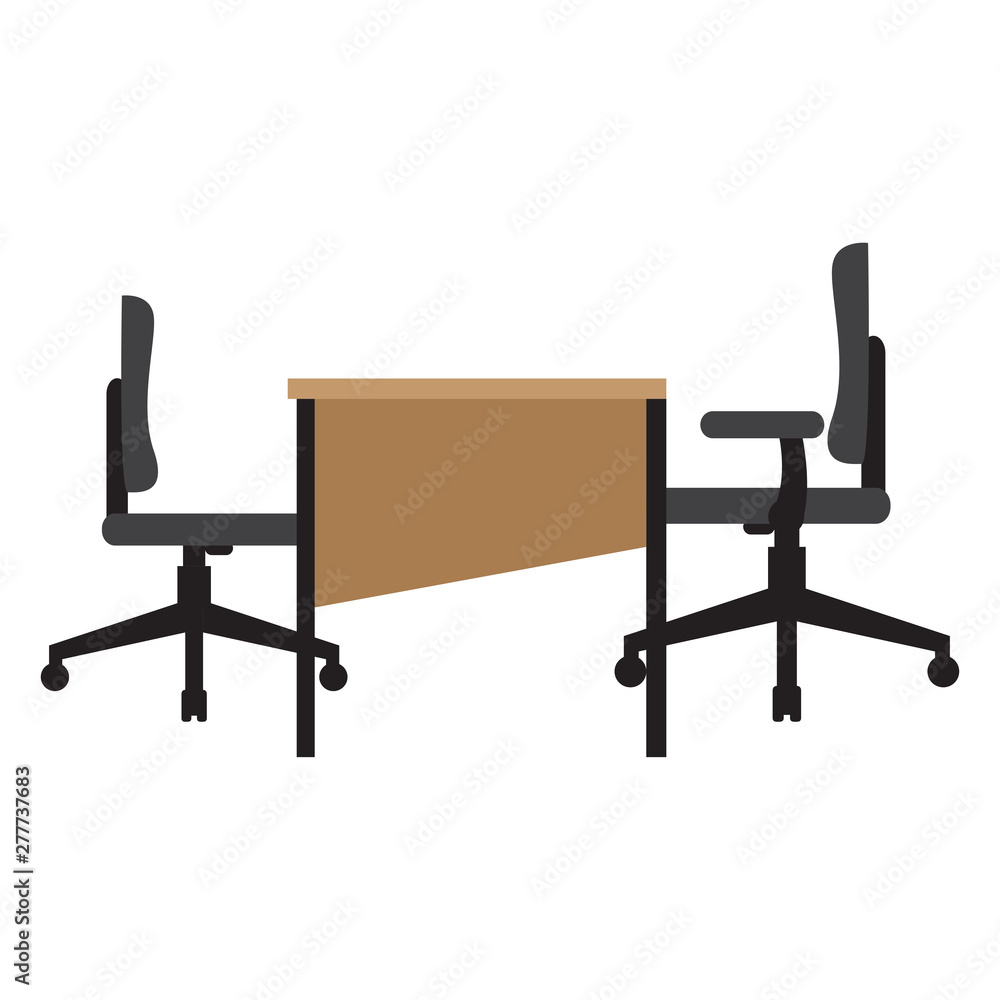Isolated workstation image on a white background - Vector Isolated workstation image on a white background - Vector