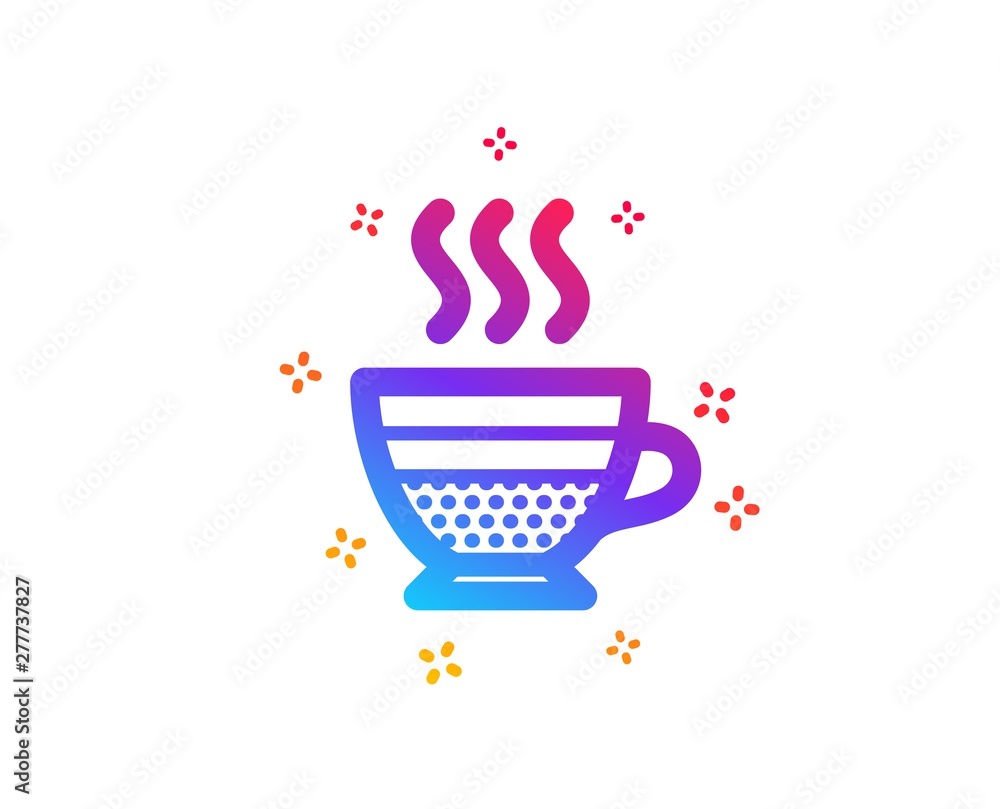 Cafe creme icon. Hot drink sign. Beverage symbol. Dynamic shapes. Gradient design cafe creme icon. Classic style. Vector Cafe creme icon. Hot drink sign. Beverage symbol. Dynamic shapes. Gradient design cafe creme icon. Classic style. Vector