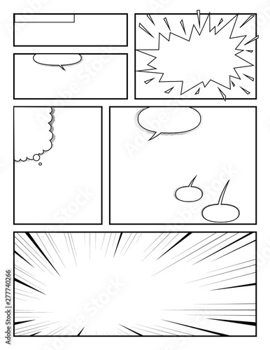 comic book templates for drawing