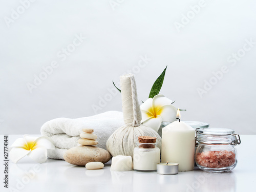 Herbal compress and spa massage