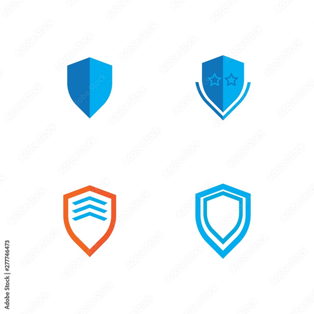 Shield symbol logo template Shield symbol logo template