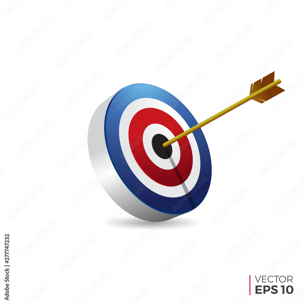Bulls eye icon vector illustration isolated on white Bulls eye icon vector illustration isolated on white