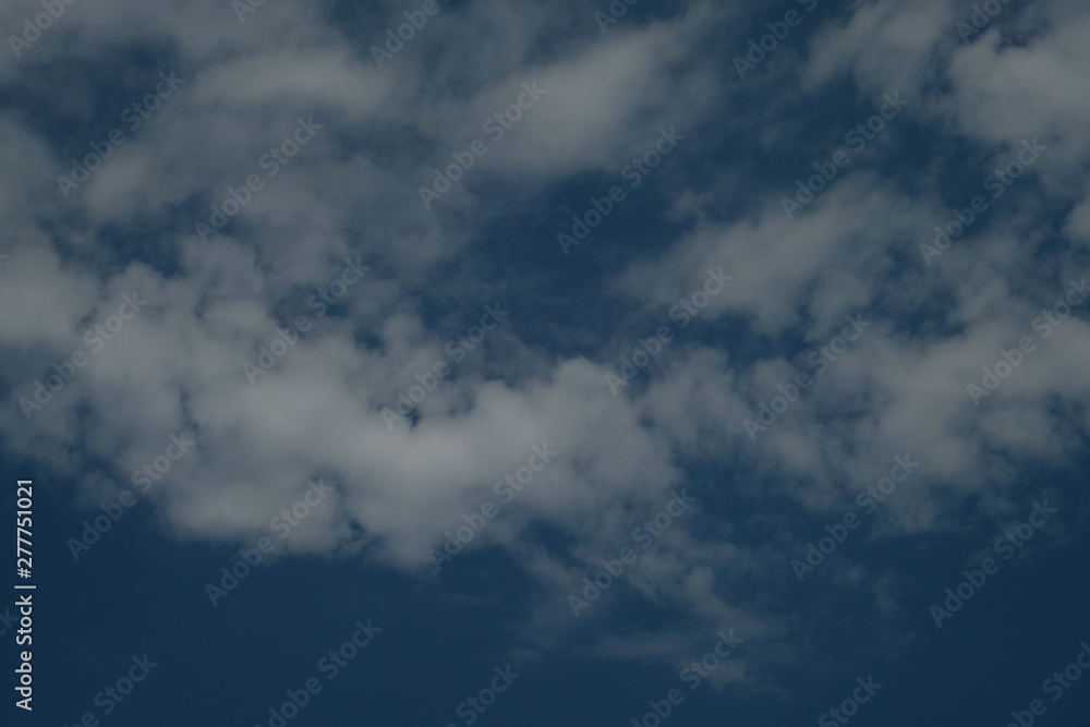 Fototapeta premium cloud sky blue background white nature