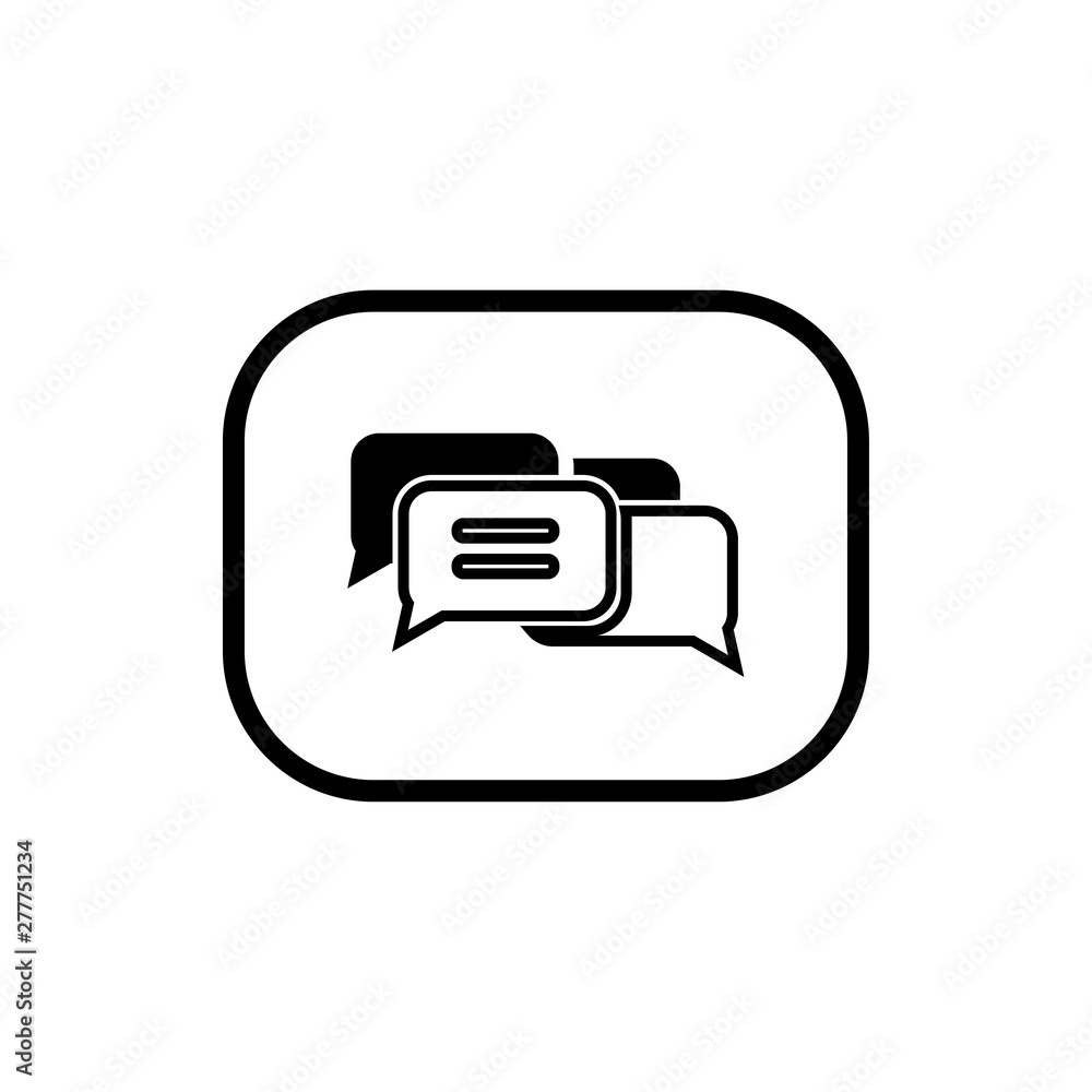 chat communication icon illustration design vector - vector chat communication icon illustration design vector - vector
