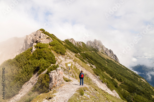 Hiking the Liechtensteiner Panoramaweg (Route 66) // Stage Two: The second day hiking the Panoramaweg through the clouds from Gasthaus S¸cka in Steg to the Gaffadura-H¸tte.