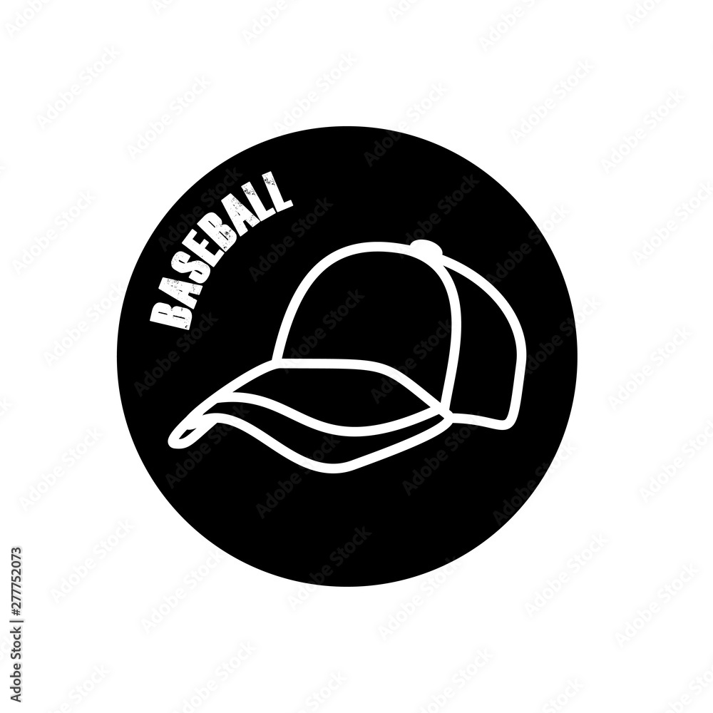 Baseball Cap Icon Vector Illustration - Vector Baseball Cap Icon Vector Illustration - Vector