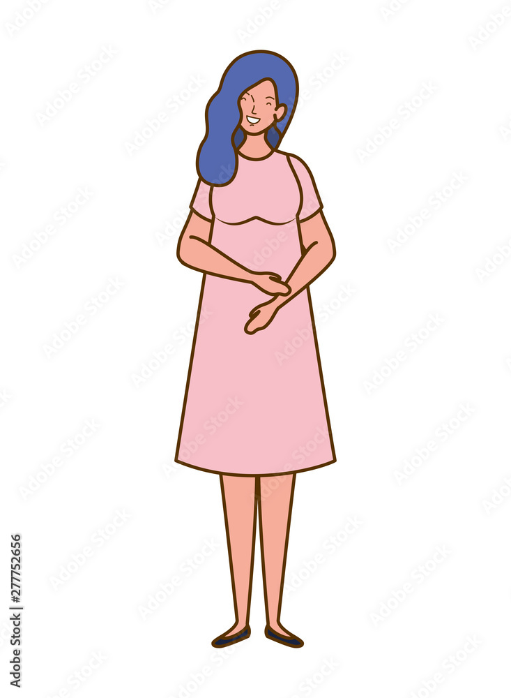 beautiful woman pregnant standing on white background beautiful woman pregnant standing on white background