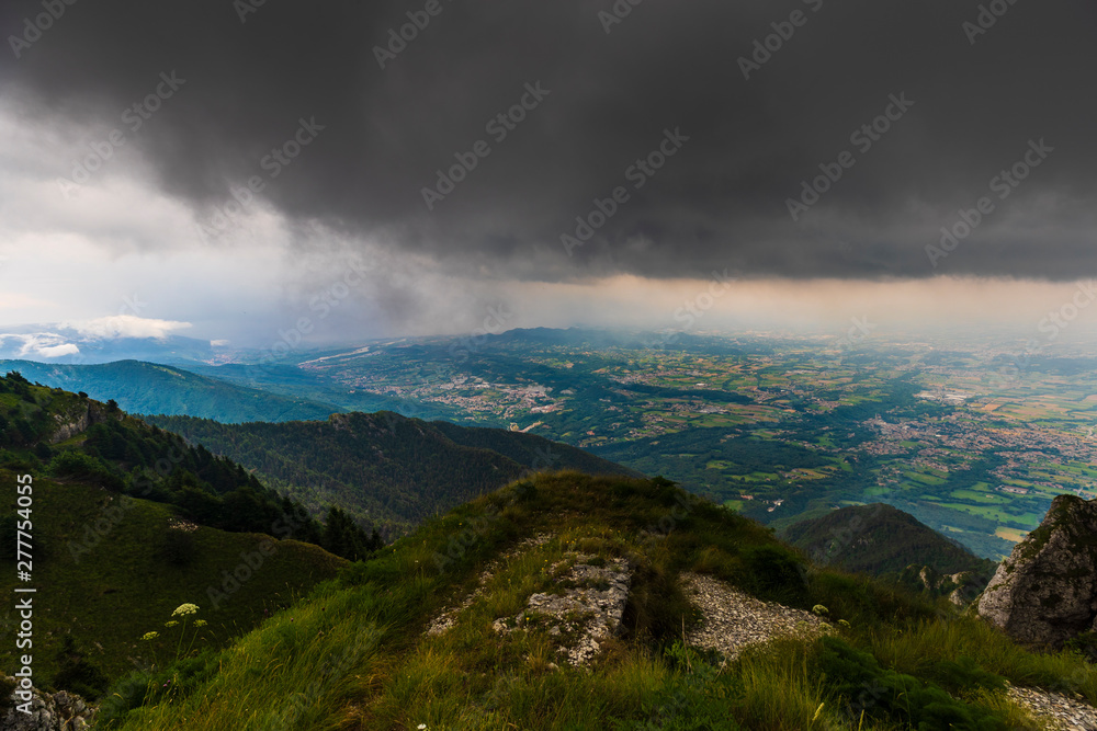 Storm in Mount Grappa