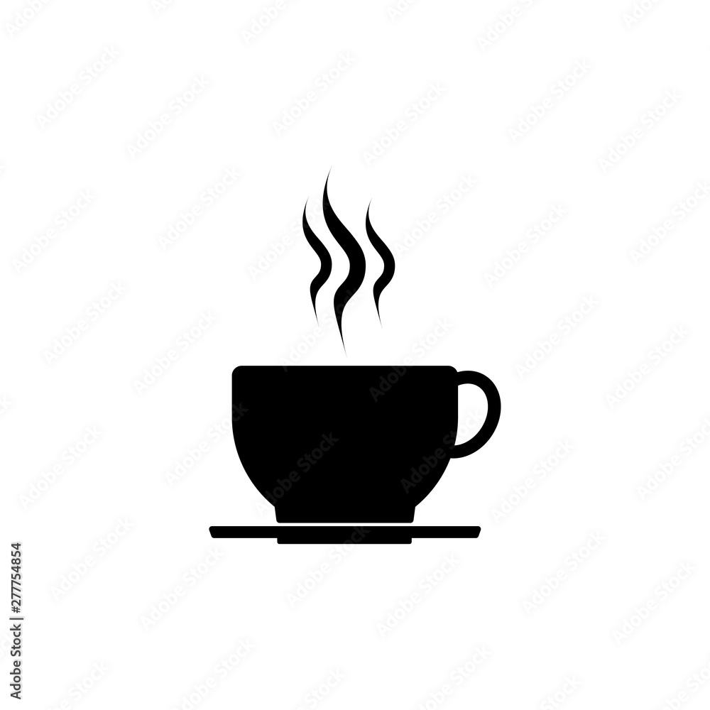 Coffee cup icon template illustration - vector Coffee cup icon template illustration - vector