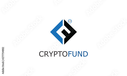 Initial Letter CF  Design Logo Template